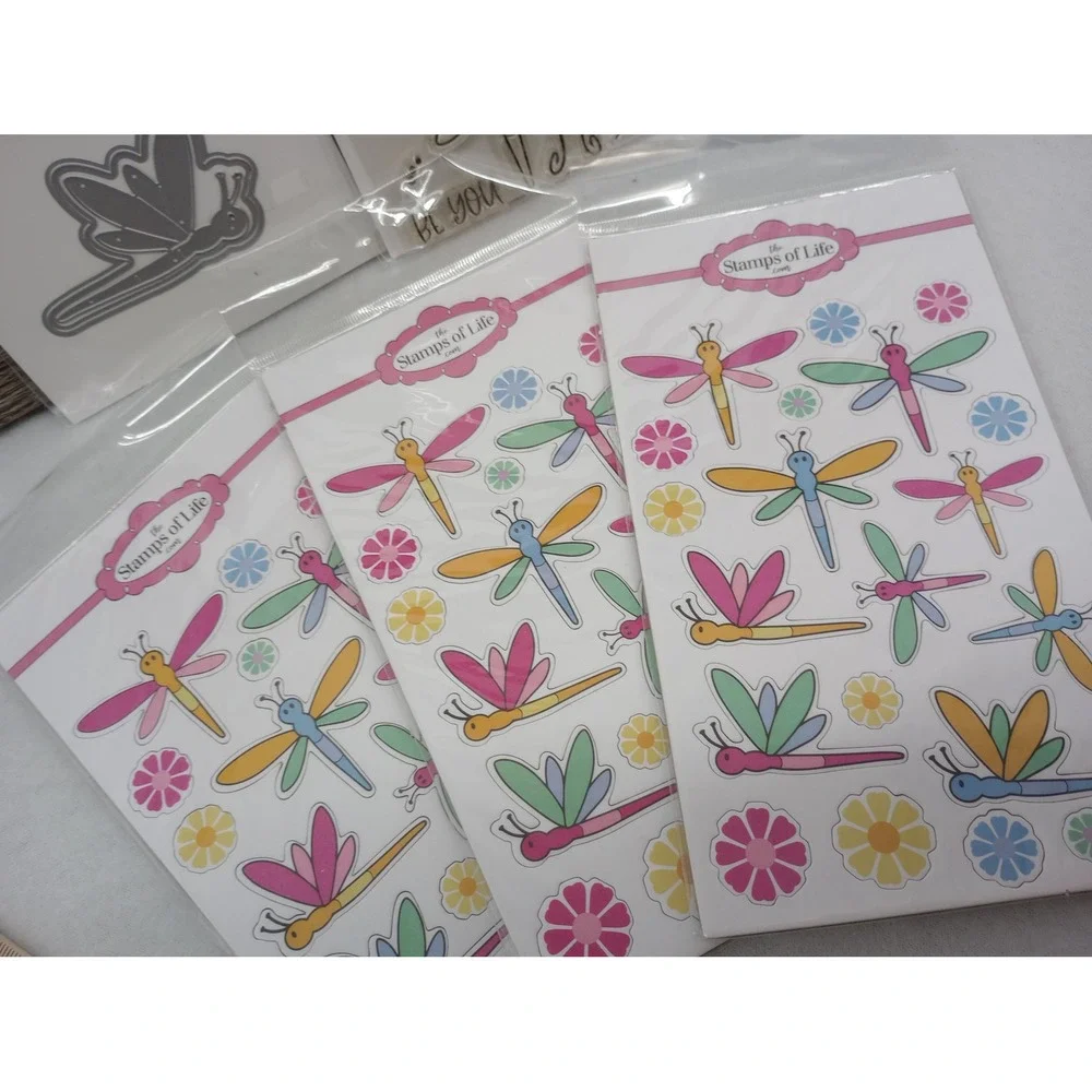 The Stamps of Life Dragonfly Stamp Die Chipboard Bundle dragonflies2stamp